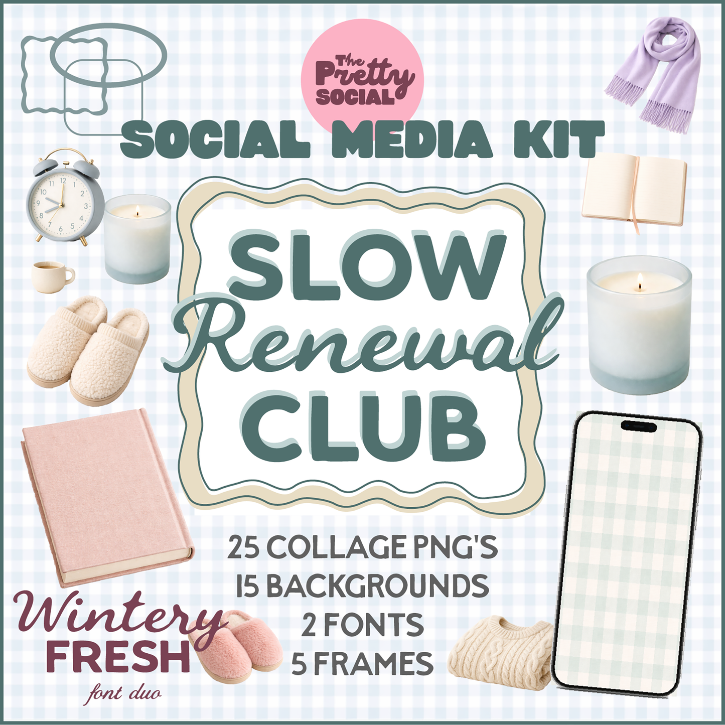 SLOW RENEWAL CLUB Social Media Kit