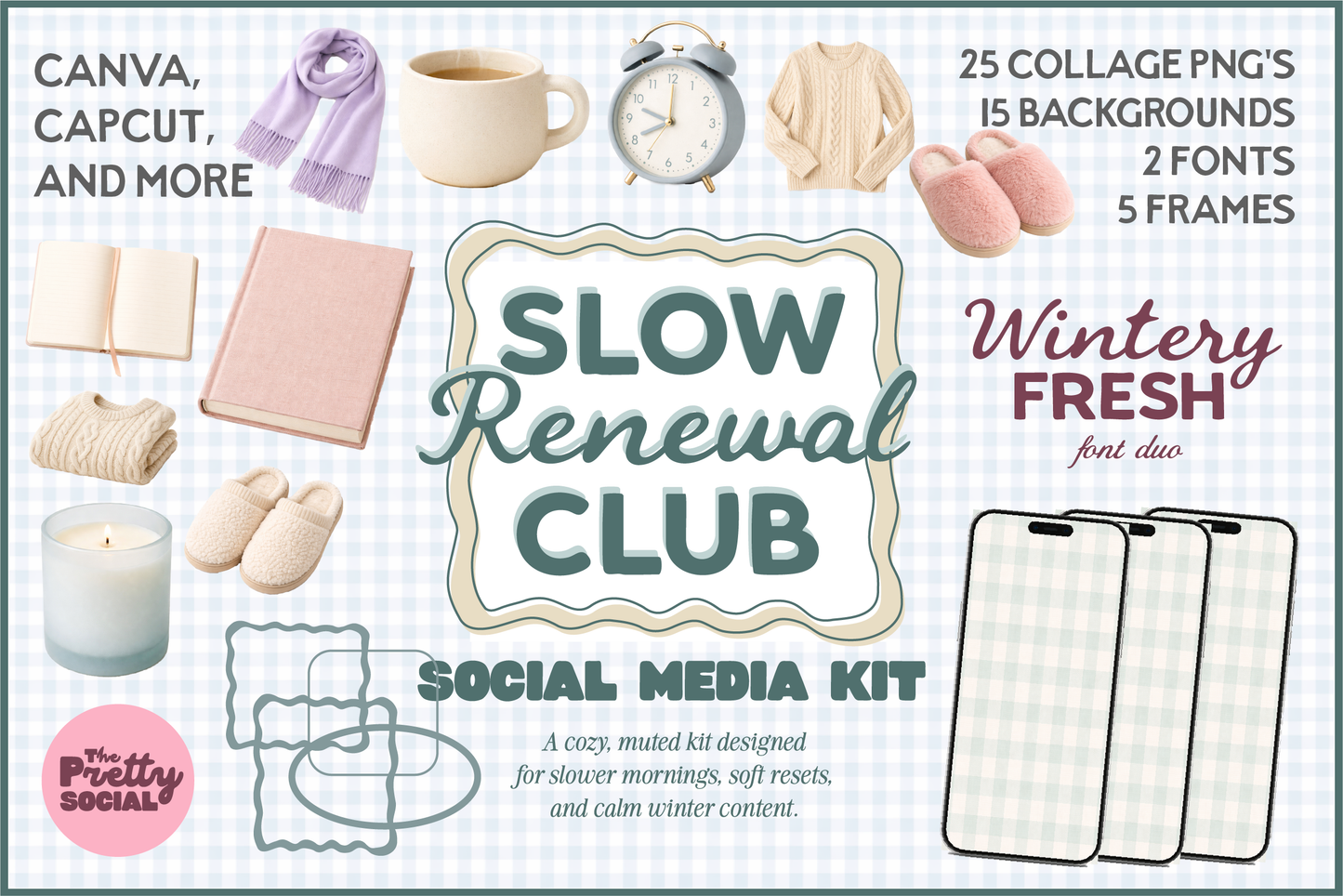 SLOW RENEWAL CLUB Social Media Kit