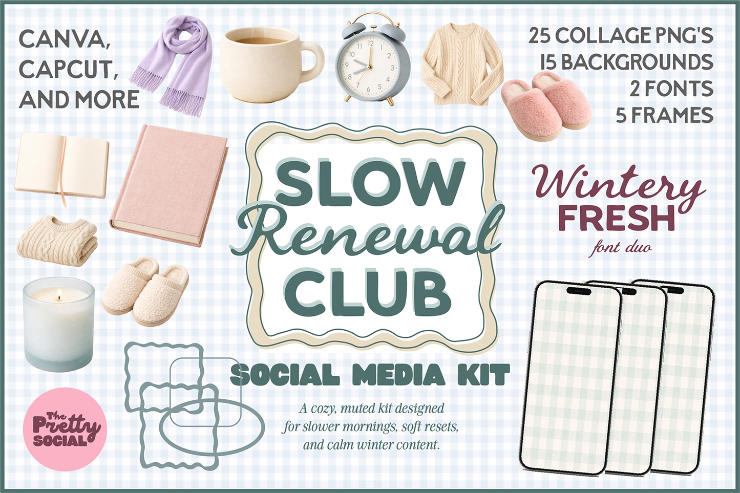 SLOW RENEWAL CLUB Social Media Kit